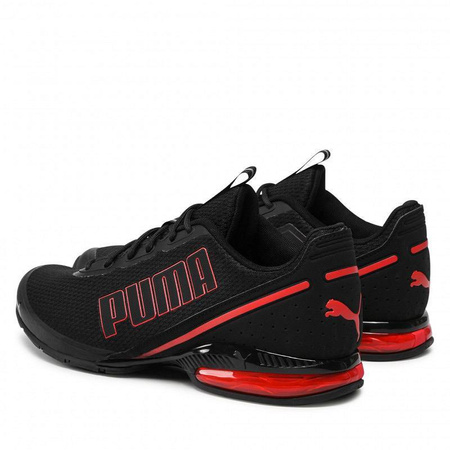 Buty sportowe męskie Puma Cell Divide Puma Black High Risk Red sneakersy czarne (376296-02)