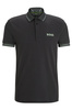 Koszulka Polo męska  BOSS Paule 1 Charcoal slim fit szara (50512892-016)