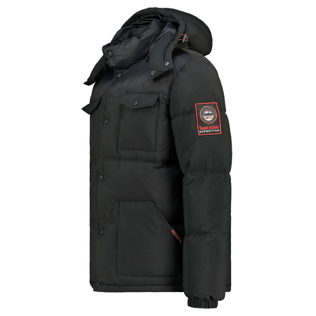 Kurtka męska Geographical Norway BAREDA DB BLACK MEN 096 BLACK (WY3882H/GN-NOIR)
