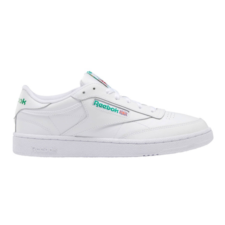 Sneakersy damskie/męskie Reebok Club C 85 skórzane tenisówki buty sportowe białe (100000155/AR0456)