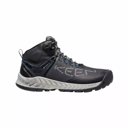 Buty trekkingowe męskie KEEN NXIS EVO MID WP MAGNET/BRIGHT COBALT wodoodporne i oddychające (KE-1026108)