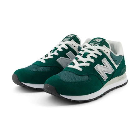 Sneakersy męskie New Balance 574 buty sportowe stylowe zamszowe zielone (U574ESG)