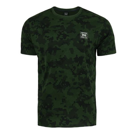 T-shirt męski Monotox CONSTRUCT CAMO GREEN Zielony (MX21011)