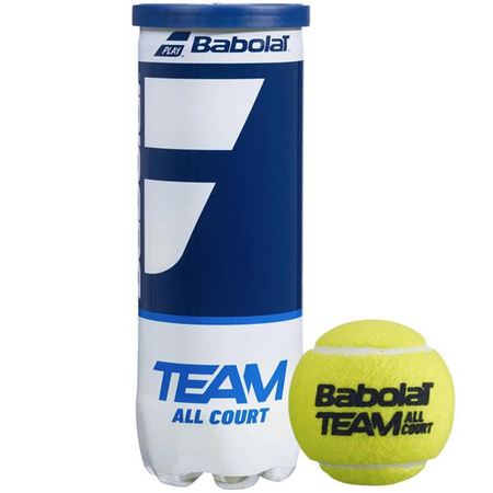 Żółta piłka unisex BABOLAT TEAM ALL COURT X3 (501083)