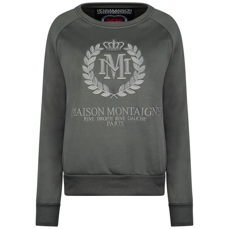 Bluza Maison Montaigne FIMOSAI DGREY MT LADY 016 (RBMWW6410F/MM-GRIS FONCÉ)