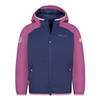 Kurtka ultralekka przejściowa dziecięca dla chłopca/dziewczynki Trollkids Kids Halsafjord Jacket violet blue/mallow pink/wild rose (616-111)