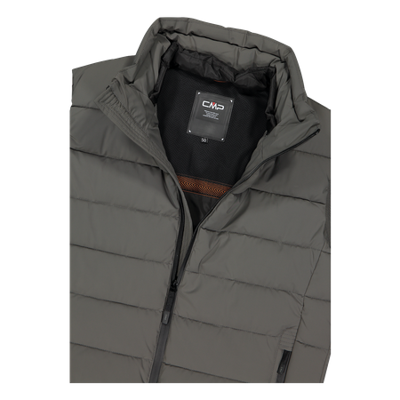 Wyprzedaż - Kamizelka ocieplana męska CMP bezrękawnik sportowy zimowy szary (34K0757/E910)