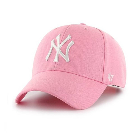 Czapka z daszkiem 47 Brand MLB New York Yankees pink - B-MVP17WBP-RS