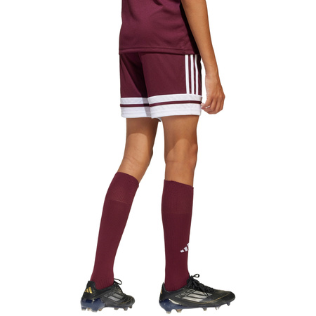 Spodenki dla dzieci adidas Squadra 25 bordowe (JC8665)