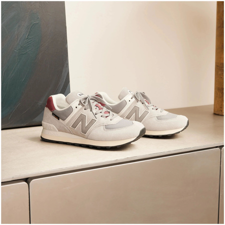 Wyprzedaż - Sneakersy damskie/męskie New Balance 574 buty sportowe całoroczne klasyczne szare (U574KBR)