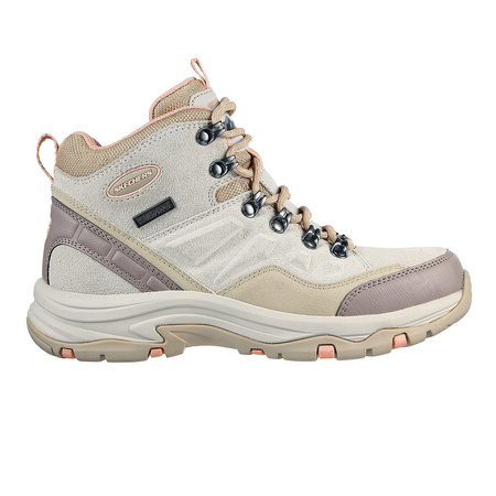 Wyprzedaż - Buty trekkingowe damskie Skechers Relaxed Fit Trego Rocky Mountain RM beżowe (158258-NAT)