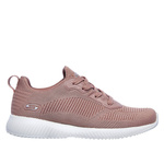 Sneakersy damskie Skechers Bobs Squad Tough Talk buty sportowe różowe (32504-BLSH)