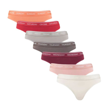 Stringi Calvin Klein Thong 7Pk W (000QF5937E)