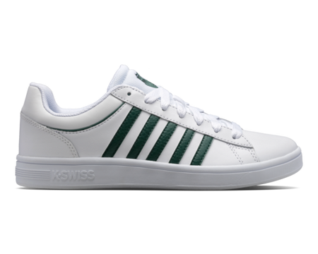 Męskie sneakersy K-Swiss COURT WINSTON WHITE/POSY GREEN-M (06154-942-M)