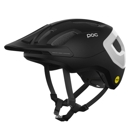 Kask rowerowy POC Axion Race MIPS Uranium Black Matt/Hydrogen White (10743_8420)