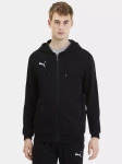 Bluza sportowa męska PUMA team GOAL23 black rozpinana z kapturem czarna (656708-03)