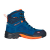 Wodoodporne buty turystyczne dziecięce dla chłopca/dziewczynki Trollkids Kids Trollsteinen Hiker Mid XT atlantic blue/dark navy/glow orange (658-197)