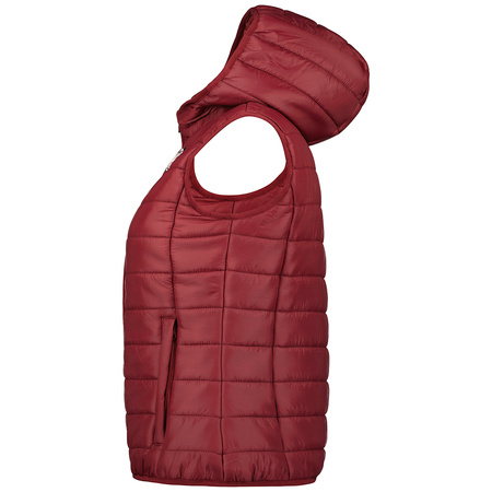 Bezrękawnik Geographical Norway VATIKA HOOD EO GIRL 233 bordowy dla dziewczynki (WW2008E/GNO-Burgundy)