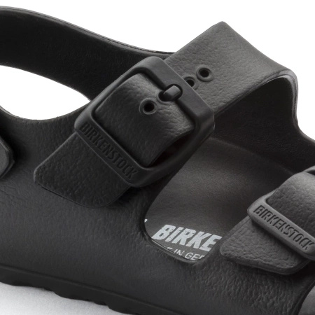 Sandały dziecięce Birkenstock Milano Essentials Kids EVA Black czarne narrow wąskie (1009353)
