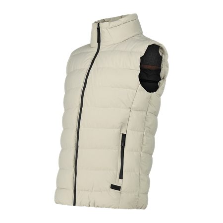 Wyprzedaż - Kamizelka ocieplana męska CMP bezrękawnik sportowy zimowy beżowy (34K0757/A238)