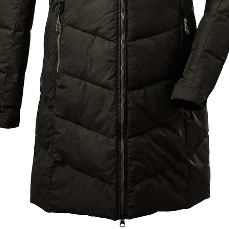 Wyprzedaż - Parka zimowa damska Killtec KOW 150 wodoodporny do outdooru zielona (37421/756)