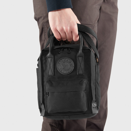 Torba na ramię męska/damska Fjällräven Kånken No. 2 Black Sling Black czarny (F23799-550)