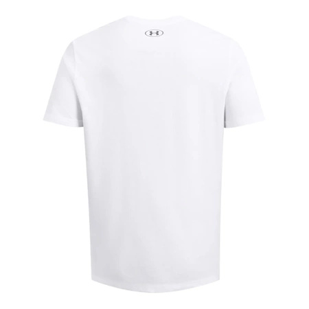 Koszulka sportowa męska Under Armour UA Boxed Sports t-shirt treningowy biały (1386793-100)