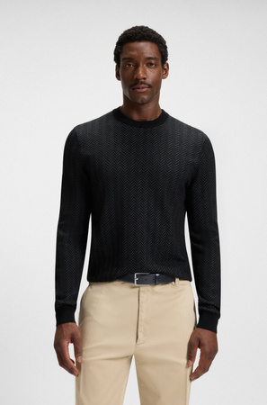 Pasek męski Boss Dress Belts Erman-L_Sz35 NERO (50491834-001)