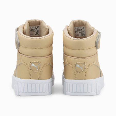 Wyprzedaż - Buty sportowe damskie Puma Carina 2.0 Mid wysokie beżowe (385851-04)