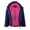 Kurtka przeciwdeszczowa dziecięca dla chłopca/dziewczynki Trollkids Kids Telemark Jacket navy/magenta (390-114)