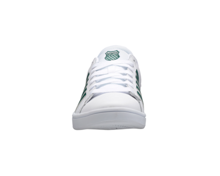 Męskie sneakersy K-Swiss COURT WINSTON WHITE/POSY GREEN-M (06154-942-M)
