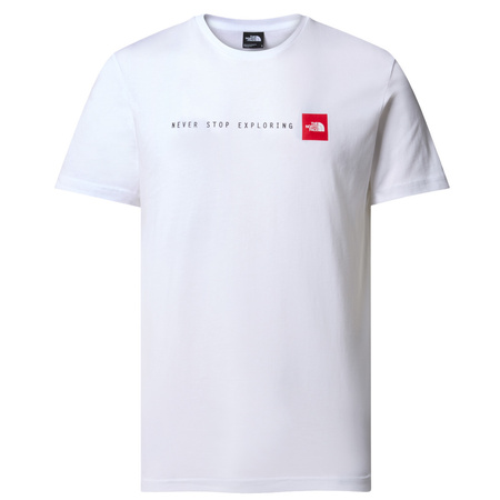 Koszulka The North Face M SS NEVER STOP EX TEE Biały (NF0A87NSFN4)