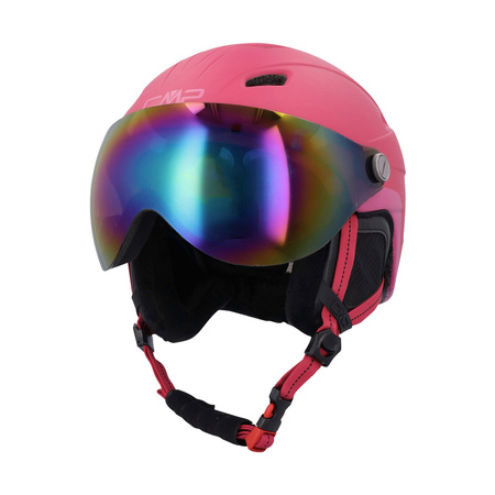 CMP WA-2 SKI HELMET WITH VISOR STRAWBERRY Dark Pink (38B4677-B833)