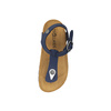 Sandały BIO dziecięce dla dziewczynki Trollkids Girls Alesund Sandal navy (484-110)