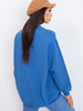 Wyprzedaż - Niebieska bawełniana bluza basic (RV-BL-5185.73P)