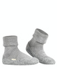 Kapcie zimowe damskie z wełną merino FALKE Cosyshoe SO CP light grey antypoślizgowe (47571-3400)