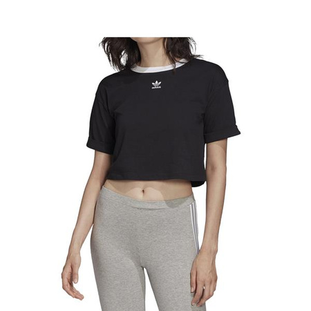 Damska koszulka Adidas Originals Crop Top w kolorze czarnym (FM2557)