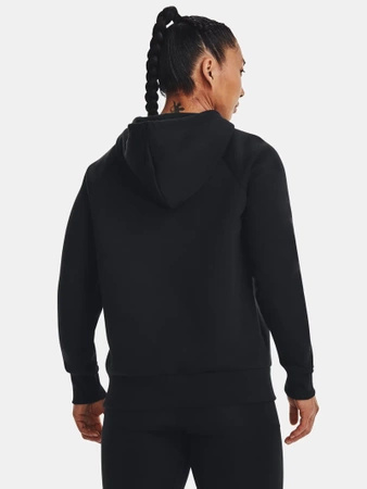 Bluza damska UNDER ARMOUR Rival Fleece z kapturem czarna (1379500-001)