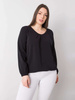 Czarna bluzka plus size z bawełny (RV-BZ-6332.53P)