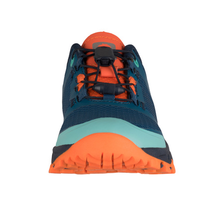 Buty hikingowe dziecięce dla chłopca/dziewczynki Trollkids Kids Sandefjord Hiker XT dusky turquoise/dark navy/glow orange (664-198)