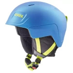 Kask narciarski dziecięcy Uvex Manic Pro blue lime mat junior (56/6/224/46)