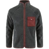 Polar męski Fjällräven Vardag Pile Fleece M Dark Grey-Maroon (F84158-030-352)