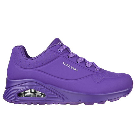 Sneakersy damskie Skechers Uno Nights Shades buty sportowe fioletowe (73667-PUR)