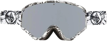 Gogle narciarskie damskie/męskie Volcom YAE OP ART/SILVER CHROME ochrona UV snowboardowe szare (VG0722318)