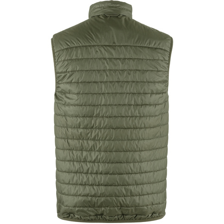 Kamizelka trekkingowa męska Fjällräven Abisko Padded Vest M turystyczna ocieplana zielona (F83775-625)