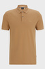 Koszulka Polo męska BOSS Pallas BEIGE regular fit beżowa (50468301-260)