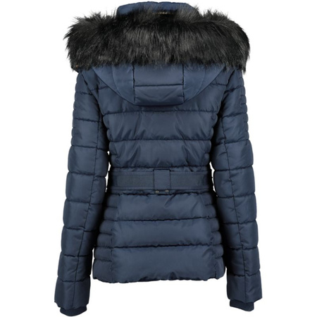 Wyprzedaż - Kurtka zimowa damska Geographical Norway Blood Lady Blue parka granatowa (WT4141F/GN-BLUE)