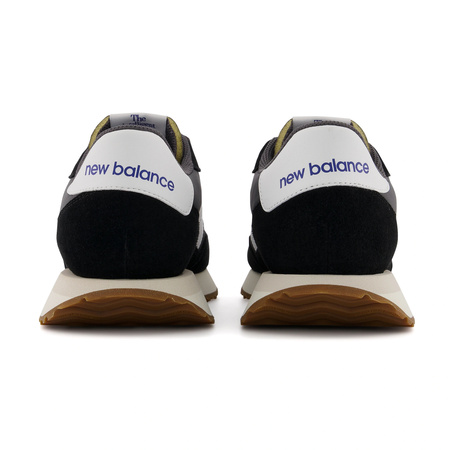 Wyprzedaż - Sneakersy męskie New Balance buty lifestylowe sportowe ze skóry zamszowej czarne (MS237GA)