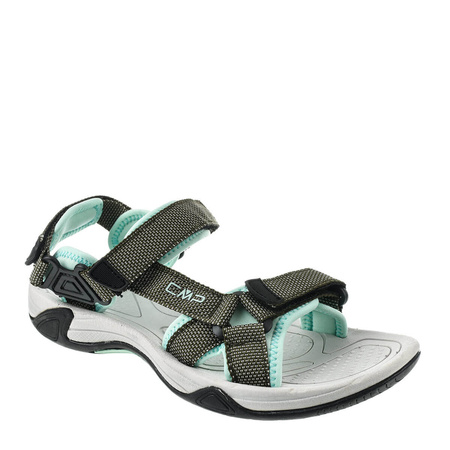 Sandały sportowe damskie CMP Hamal WMN Hiking Sandal turystyczne zielone/białe (38Q9956-F854)