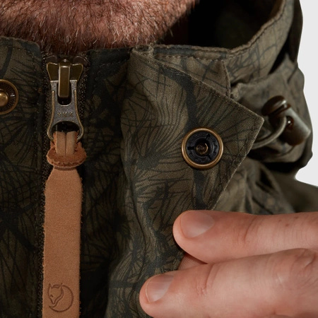 Wyprzedaż - Kurtka softshellowa męska Fjällräven Värmland Wool Jacket M outdoorowa zielona (F86903-633-636)